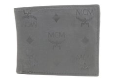 MCM Black 22mk0120 Monogram Visetos Bifold Wallet