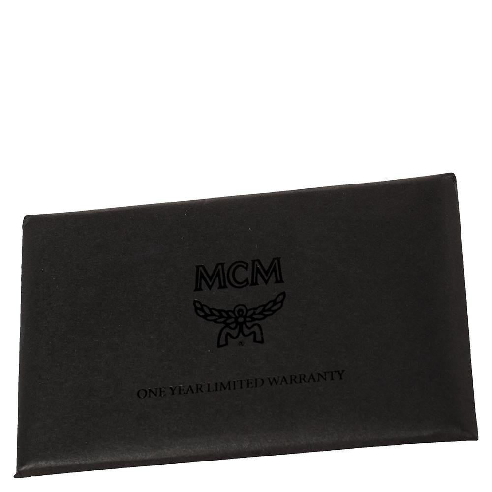 MCM Black Leather Boston Satchel 4
