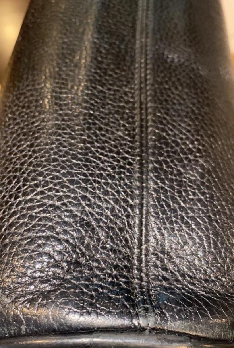 MCM Black Leather Shoulder Bag 2MCM1015  2