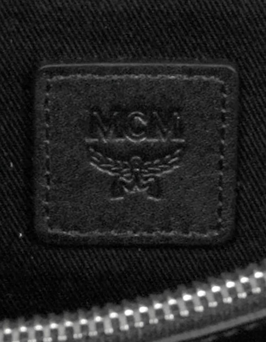 MCM Black Visetos Patricia Wallet On Chain Crossbody Bag 1
