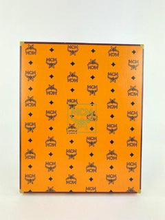 Calzini con logo MCM Nero x Navy Raro Vintage MCM 9m520