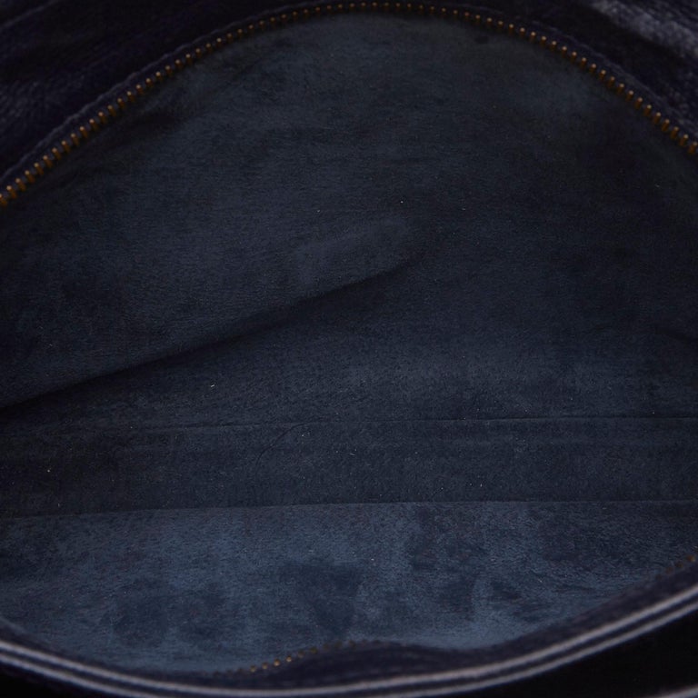 MCM Blue Leather Chain Shoulder Bag at 1stdibs