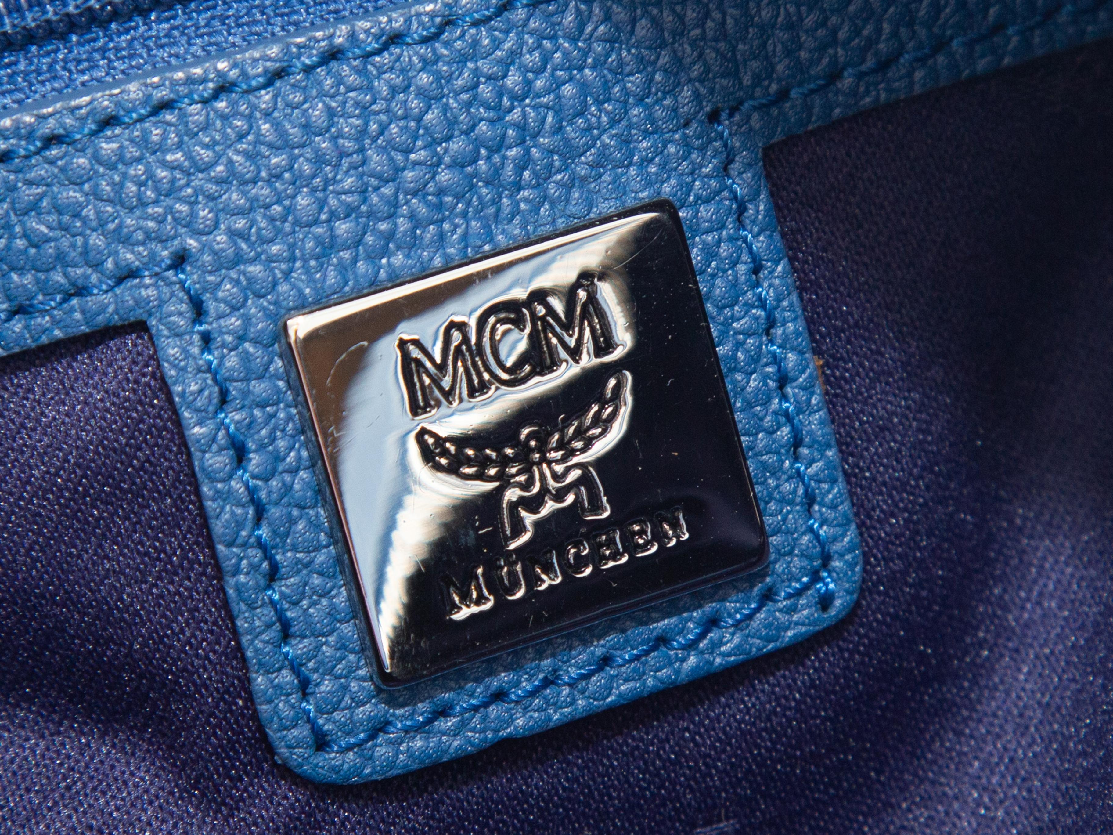 mcm blue purse
