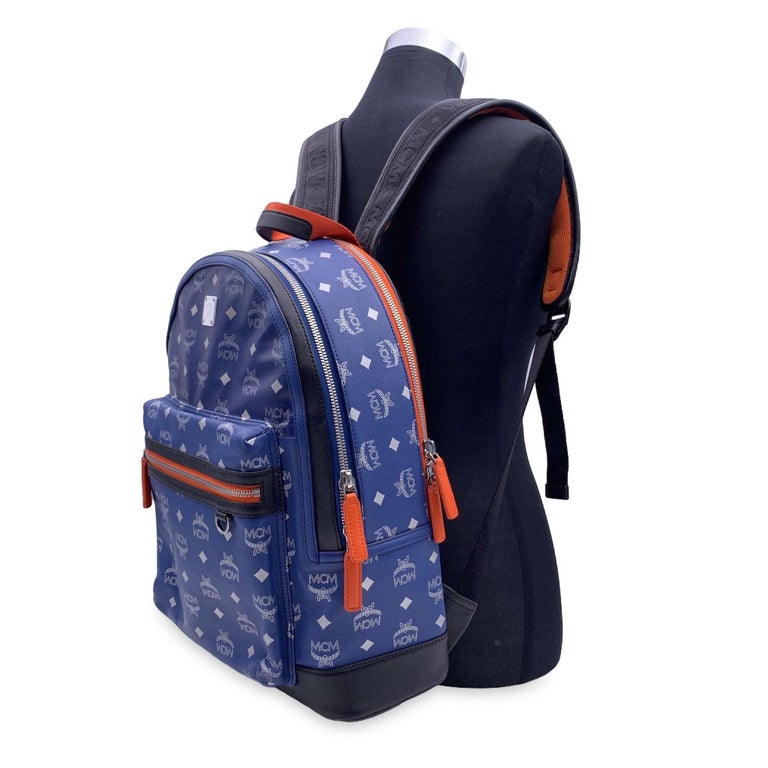 mcm nylon backpack
