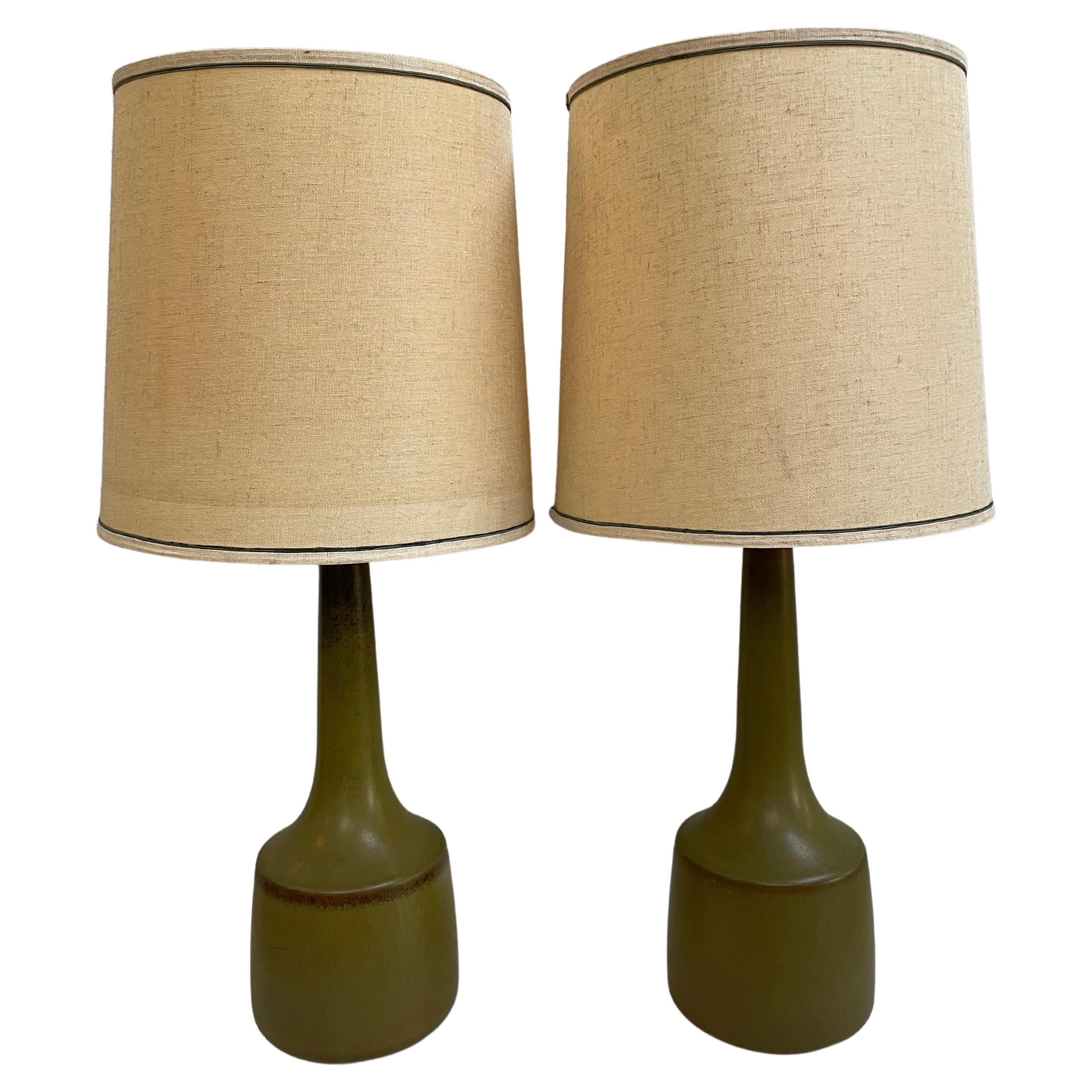 MCM Bostlund Ceramic Table Lamps