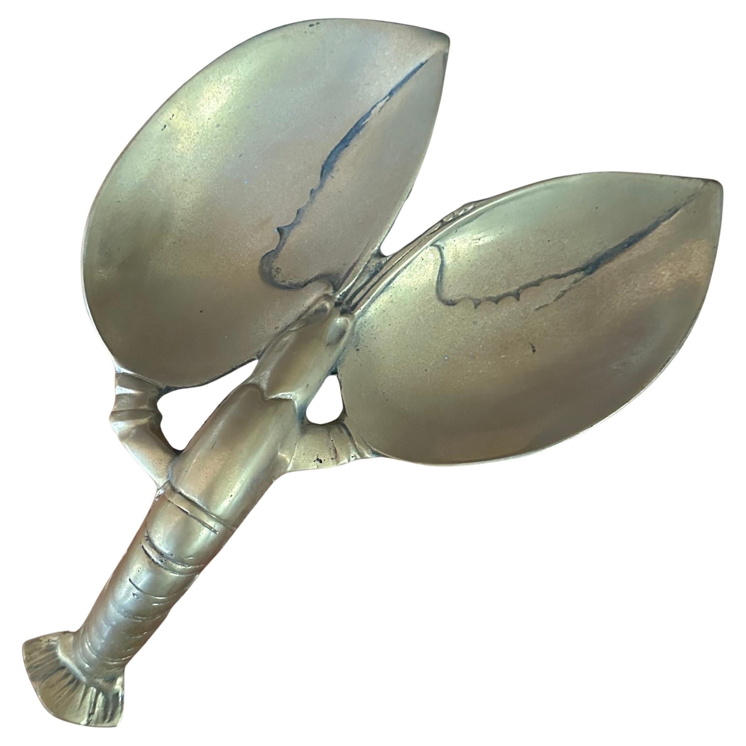 MCM Messing Hummer-Tablett / Schale im Angebot 5