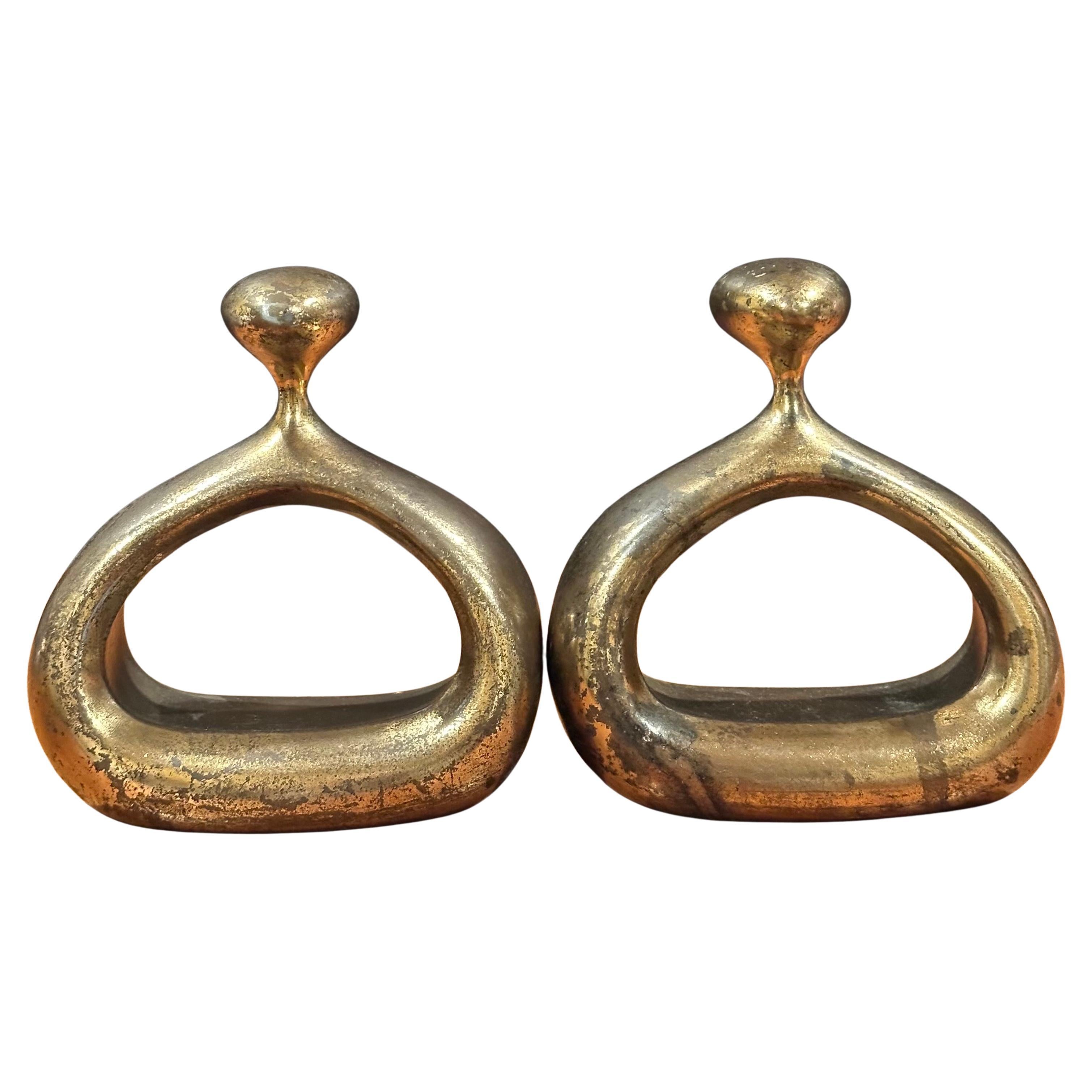 Mid-Century Modern MCM Brass 