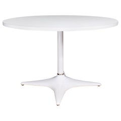 MCM Brody Chicago Round Pedestal Dining Table Enameled Star Base & Laminate Top