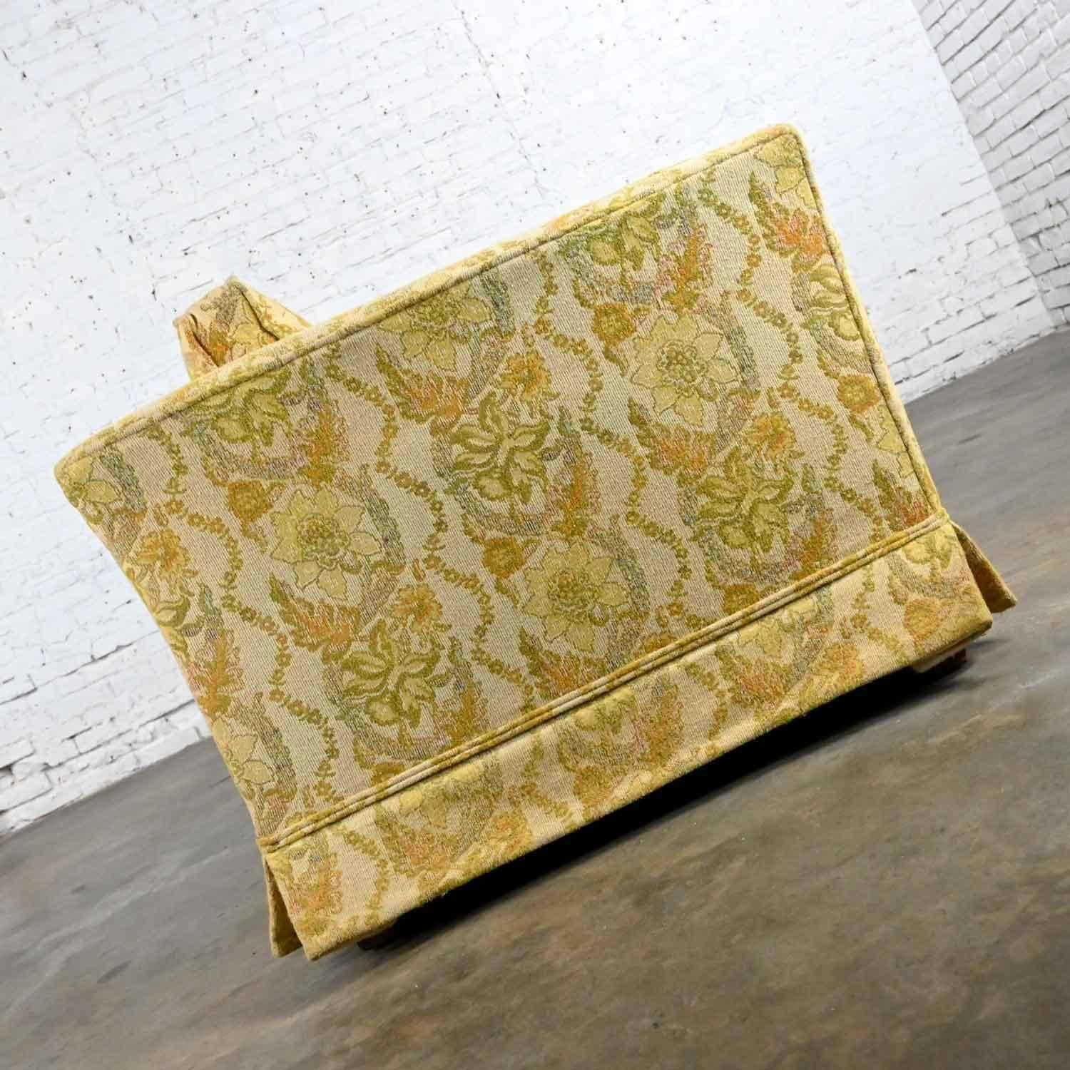 yellow floral couch