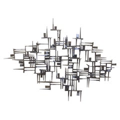 MCM Brutalist Abstact Nail Sculpture by William Bowie