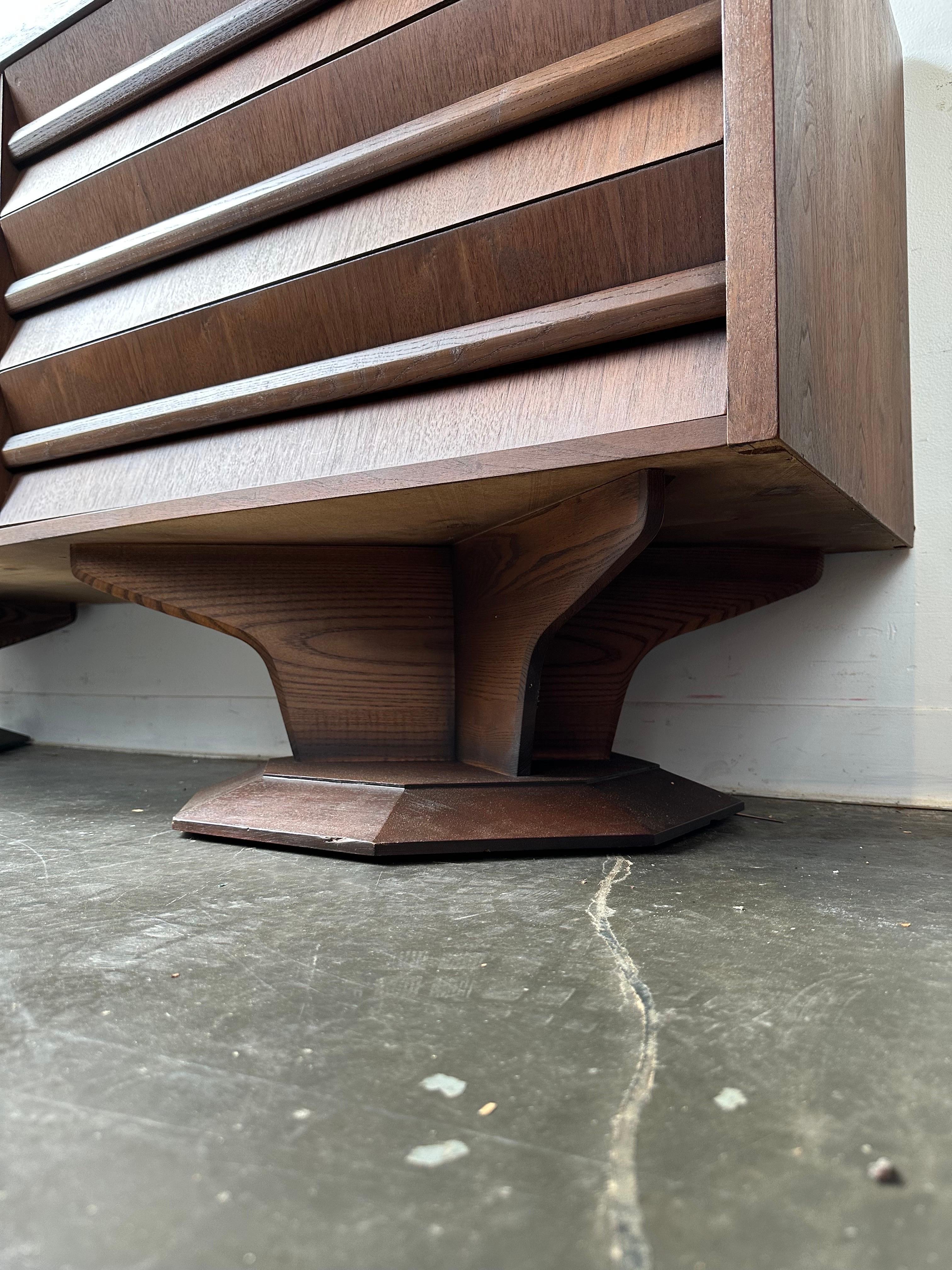 MCM Brutalist Paul Evans Style Dresser Credenza 3