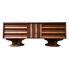 MCM Brutalist Paul Evans Style Dresser Credenza