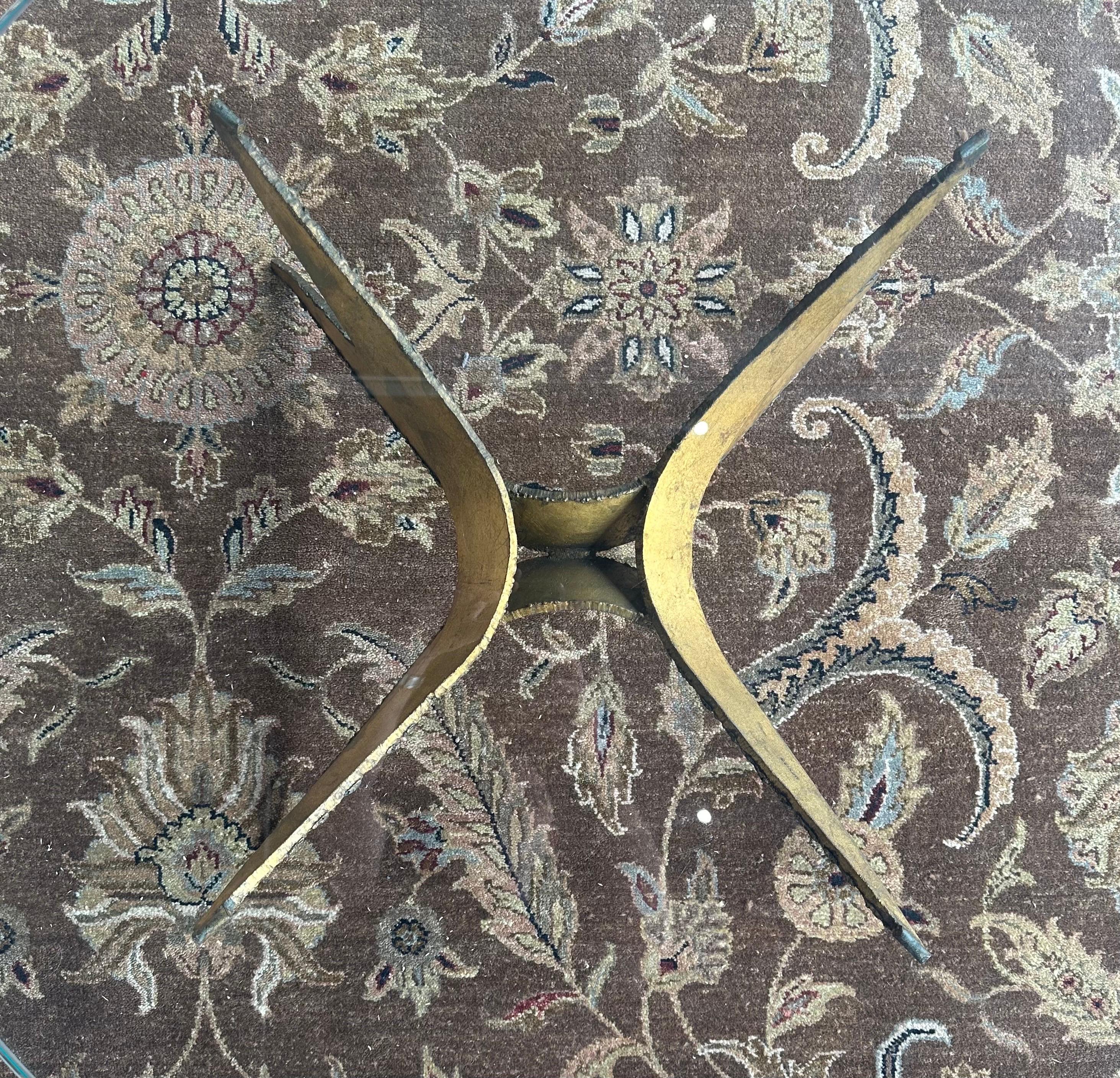 MCM Brutalist Torch Cut Steel Coffee Table in the Style of Silas Seandel 9