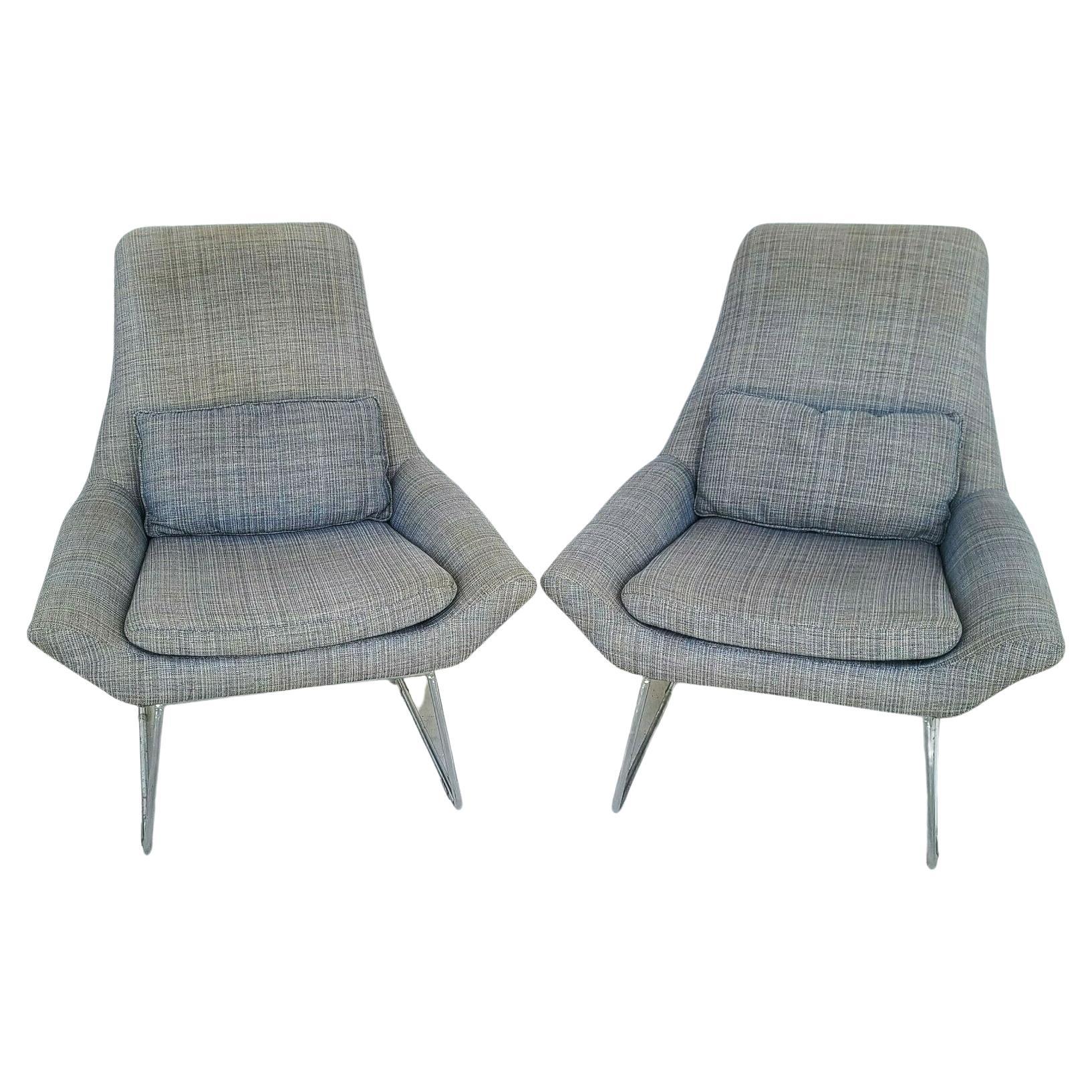 Flow Lounge Chairs Tom Lloyd Luke Pearson Walter Knoll For Sale