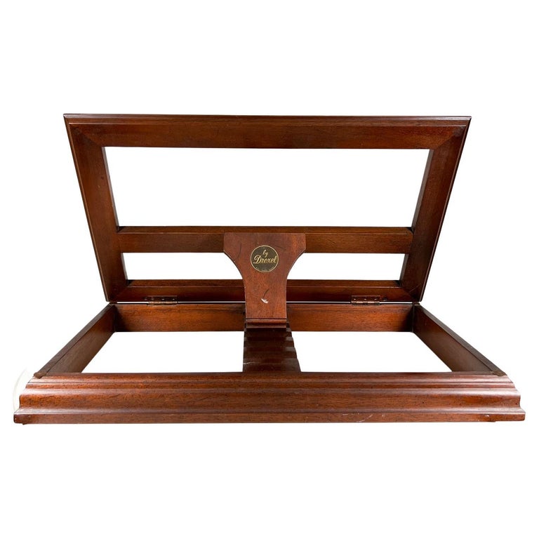 MCM by Drexel Wood Framed Vintage Book Holder For Sale at 1stDibs