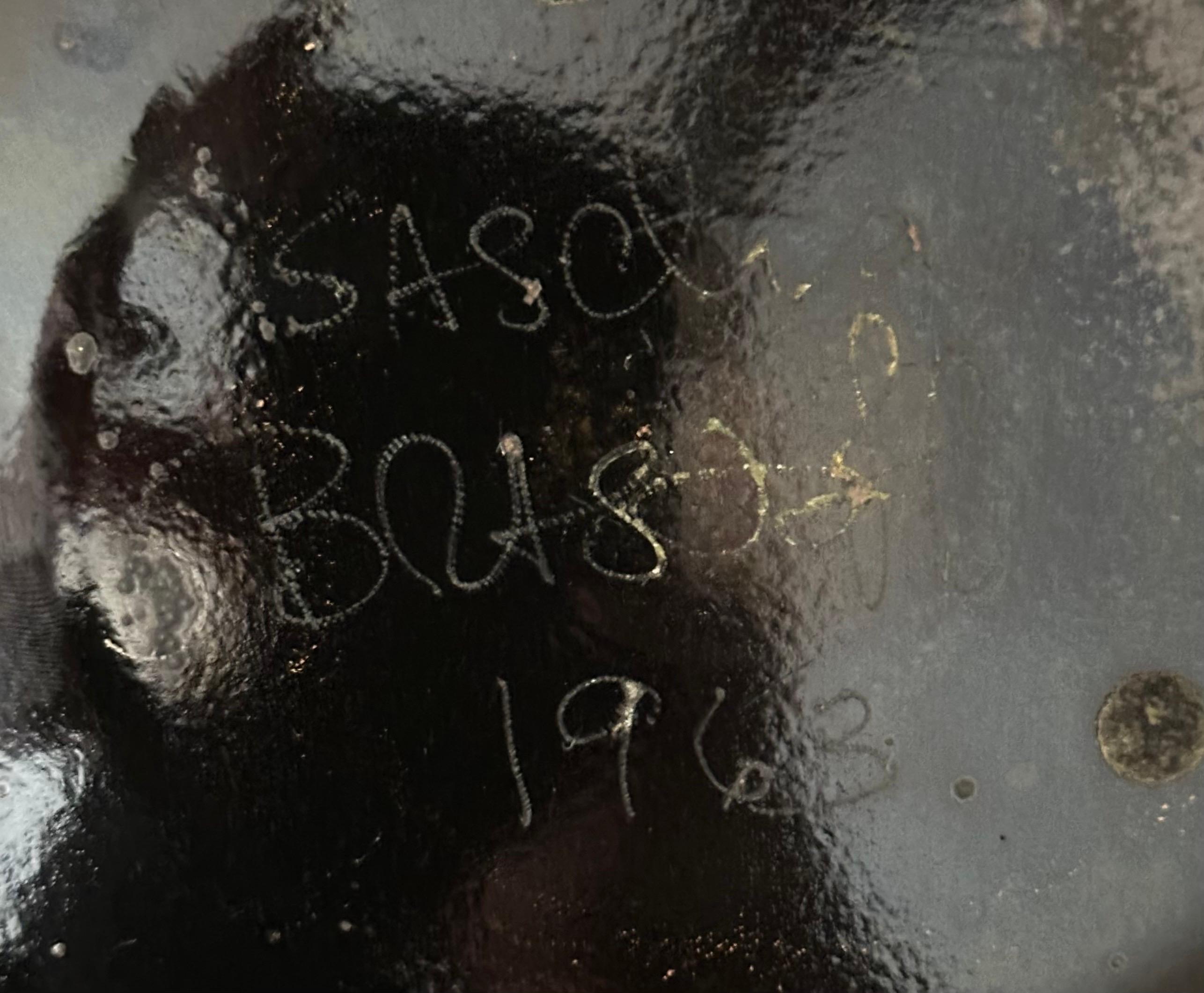 Ciotola a basso profilo in smalto Sunburst di MCM California di Sascha Brastoff in vendita 4