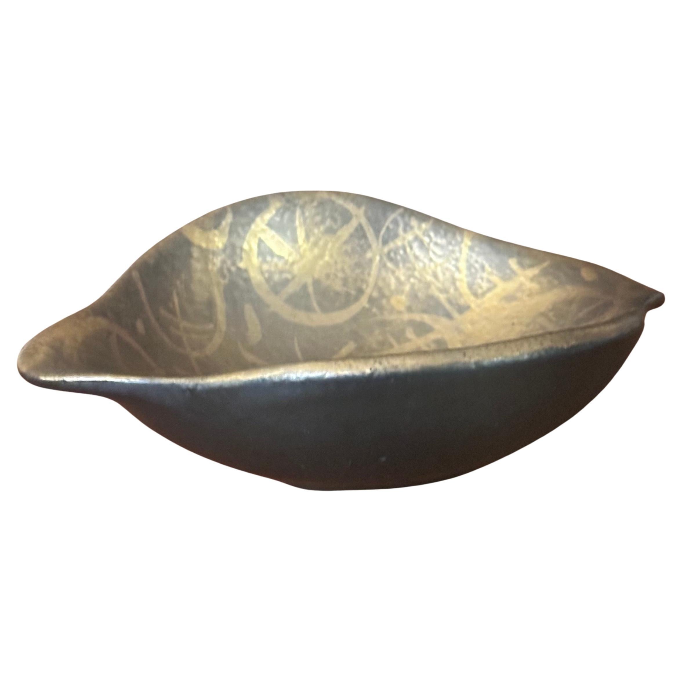 Cenicero MCM California Pottery de Sascha Brastoff Moderno de mediados de siglo en venta