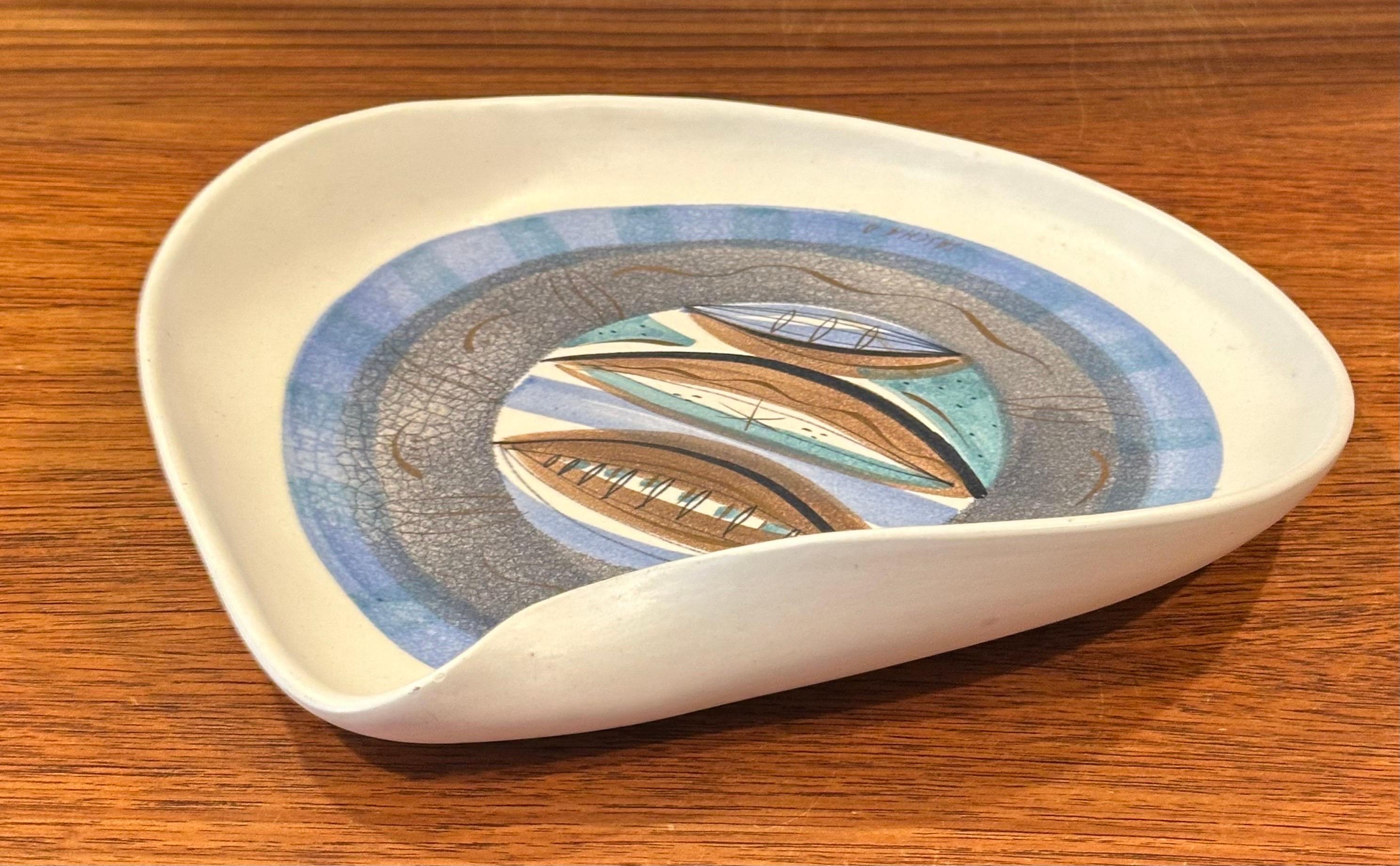 Cuenco bajo MCM California Pottery de Sascha Brastoff Estadounidense en venta