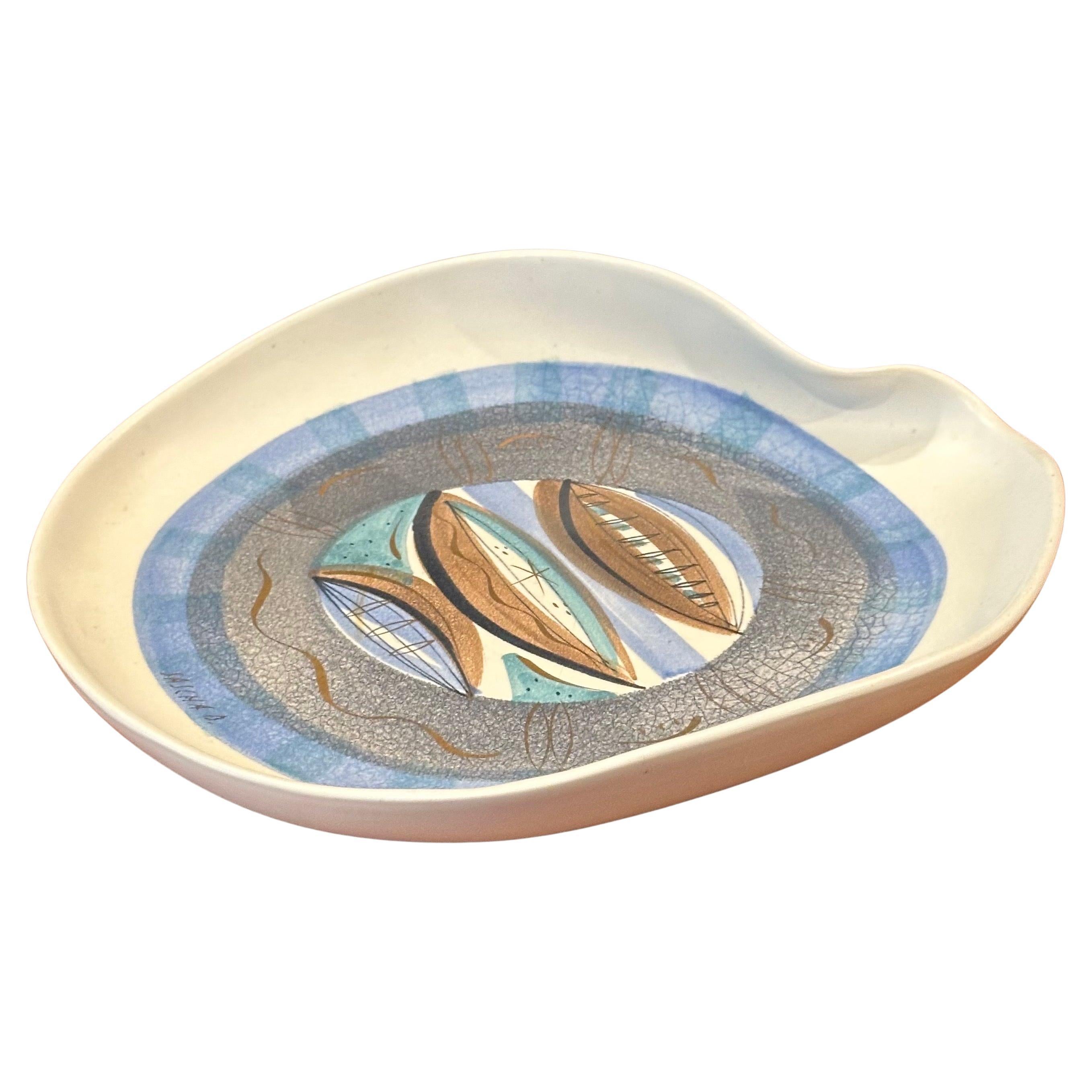 Cuenco bajo MCM California Pottery de Sascha Brastoff en venta