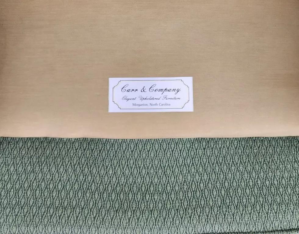 MCM Carr & Company Lounge Chairs Swivel Low Profile Pair im Angebot 6