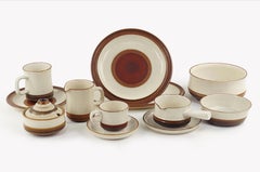 MCM Keramik-Geschirrset, Denby „Potters Wheel“ – englisches Steingut. Unverfälscht.