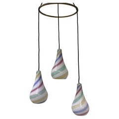 MCM Chandelier attributed to Dino Martens for Aureliano Toso, Murano, 1960s