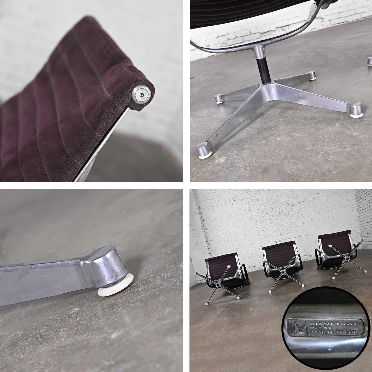 MCM Charles & Ray Eames für Herman Miller Aluminiumgruppe-Stuhl mit hoher Rückenlehne im Angebot 5