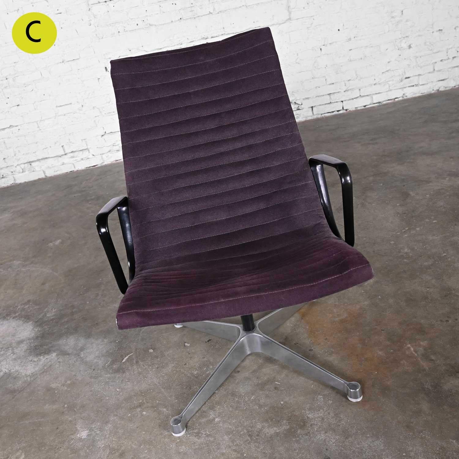 MCM Charles & Ray Eames für Herman Miller Aluminiumgruppe-Stuhl mit hoher Rückenlehne im Angebot 3