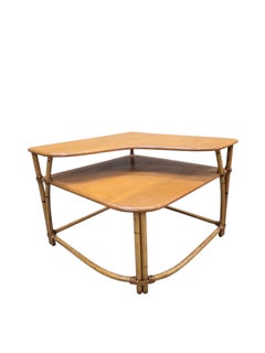 MCM Coastal L Shaped Side Table by Heywood Wakefield "Ashcraft“