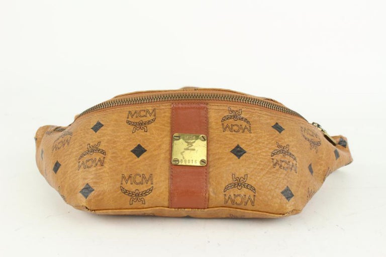 Sac Ceinture MCM Visetos - Marron - Taille Small - Neuf Avec étiquettes