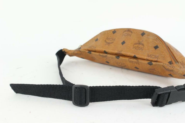 MCM Cognac Monogram Visetos Bum Bag Belt Bag Fanny Pack 24MCM26a For