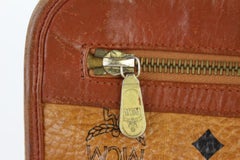 MCM Cognac Monogram Visetos Zip Pouch 2mcm824