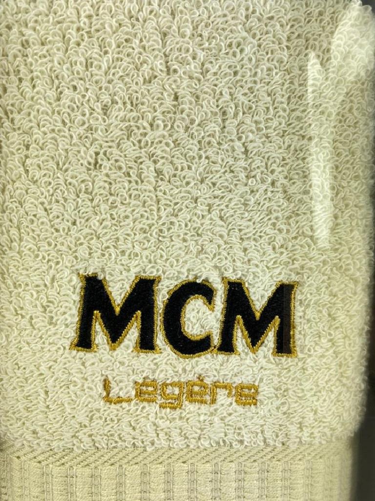 MCM Cognac Towel Set for Hand or Face 11m520  For Sale 4