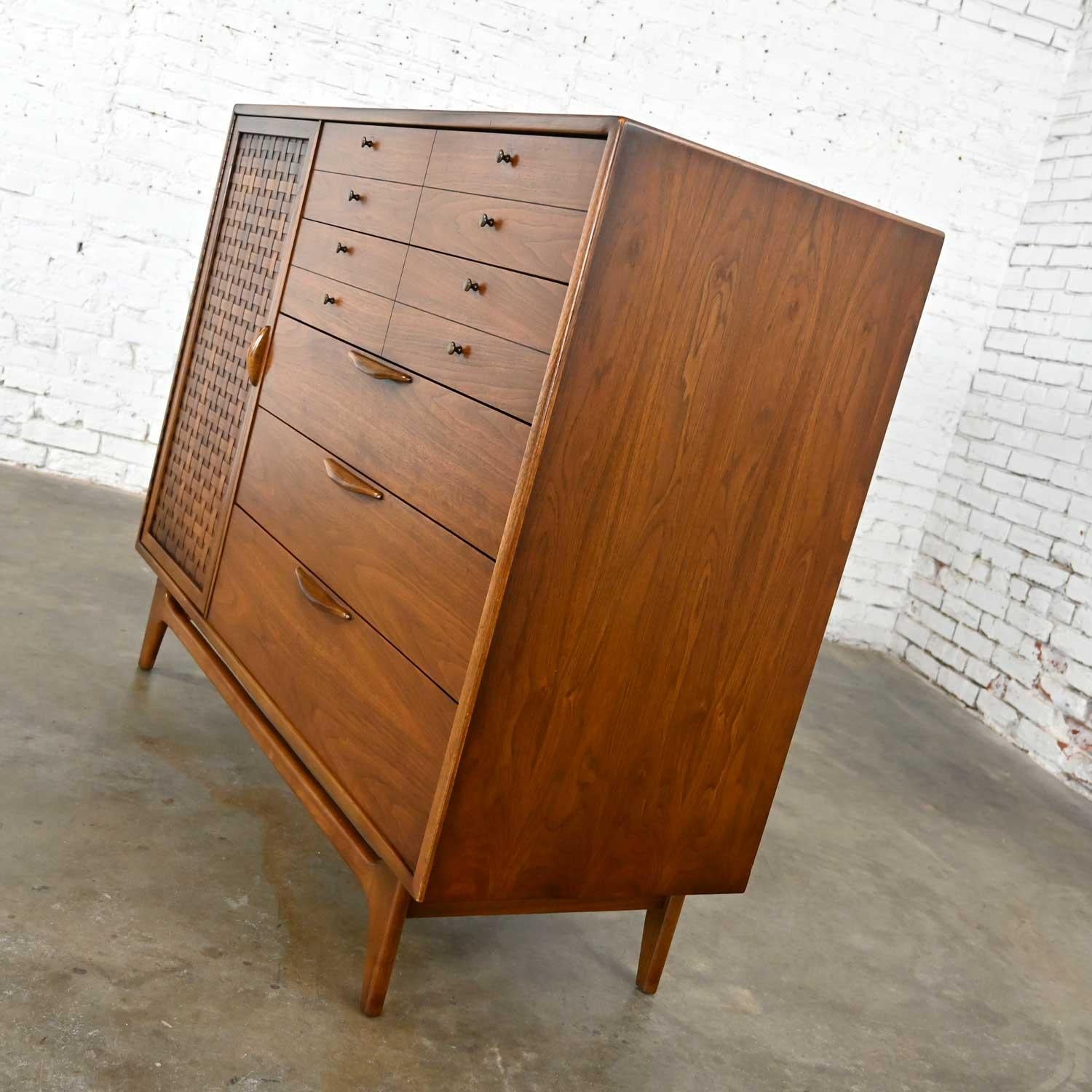 MCM Console Dresser or Chest of Drawers by Warren Church for Lane Perception 7