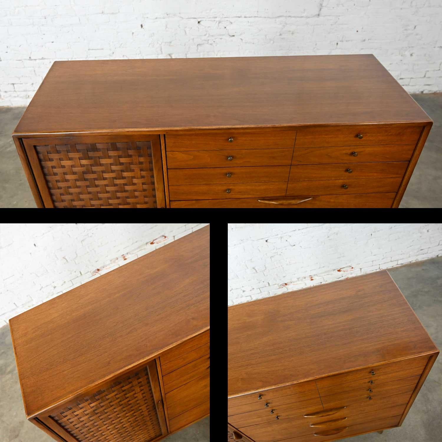 MCM Console Dresser or Chest of Drawers by Warren Church for Lane Perception 8