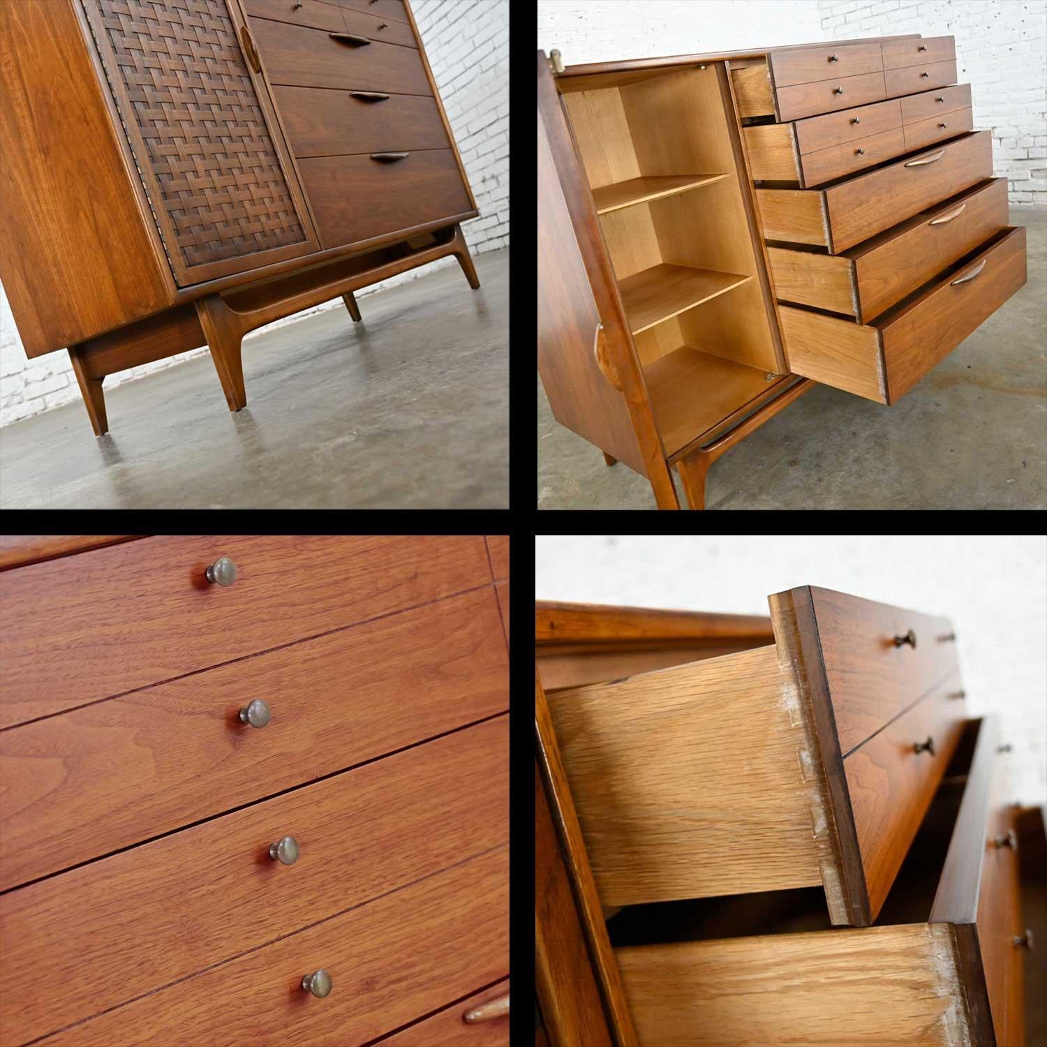 MCM Console Dresser or Chest of Drawers by Warren Church for Lane Perception 10