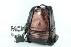 MCM Copper Tumbler Colorblock 15mcz0130 Brown Leather Backpack