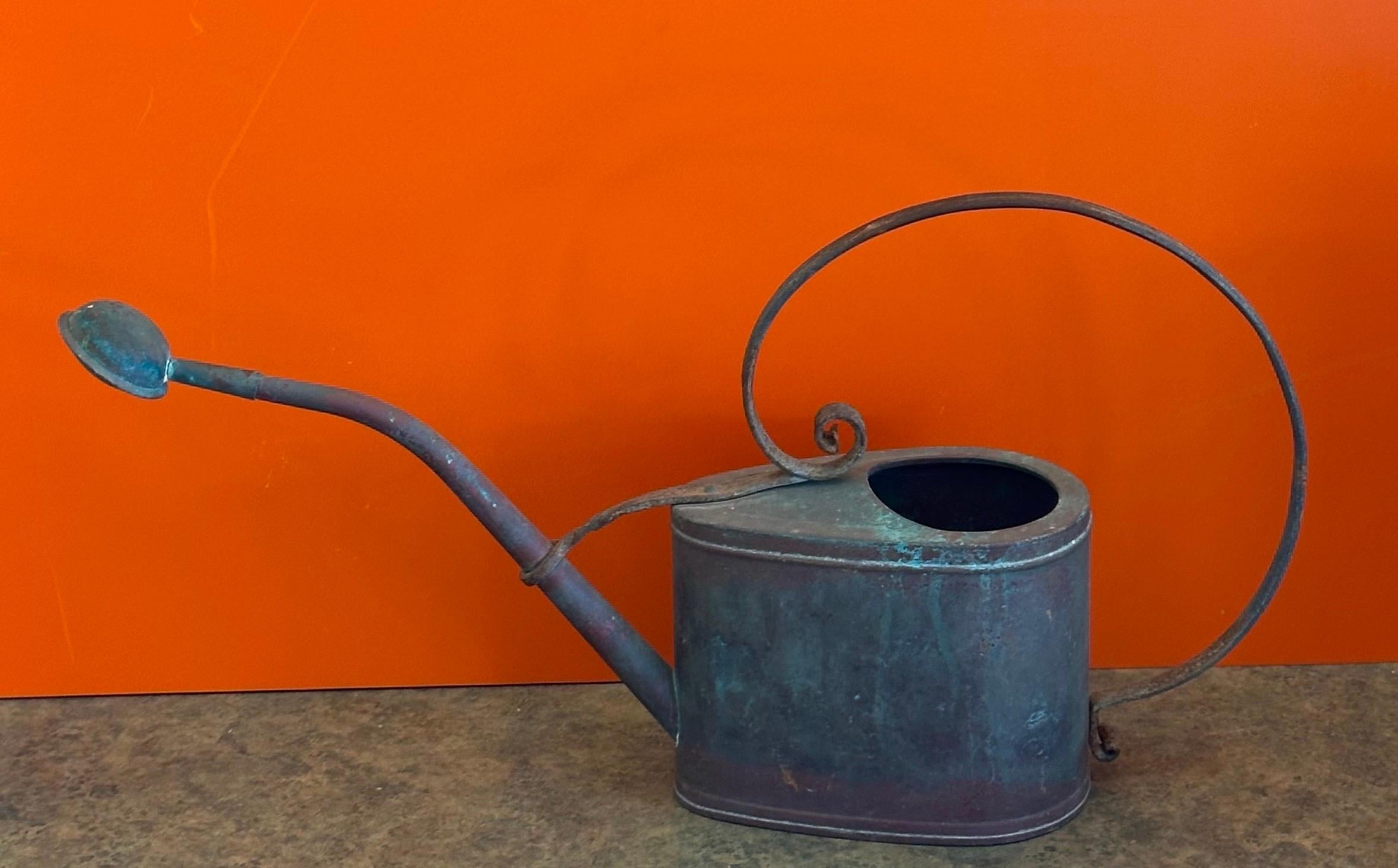 MCM Copper Watering Can  In Good Condition For Sale In San Diego, CA