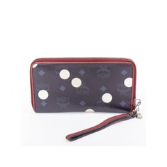 MCM CRAIG KARL Beyond Snowdome black graphic eye leather zip around long wallet