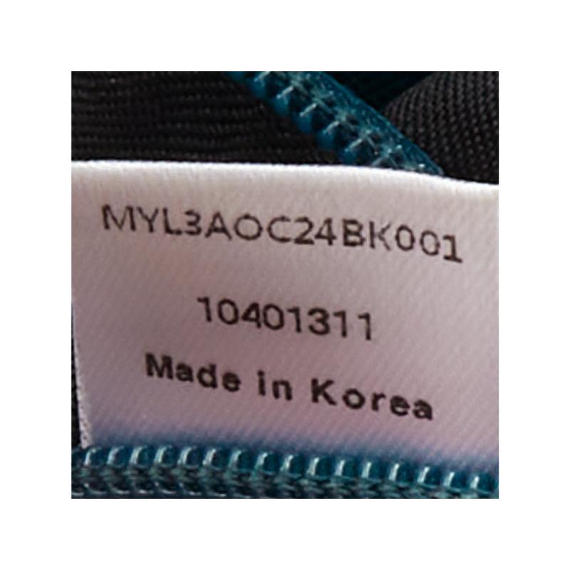 Cartera larga con cremallera MCM CRAIG KARL Beyond Snowdome de piel negra con ojo gráfico en venta 4