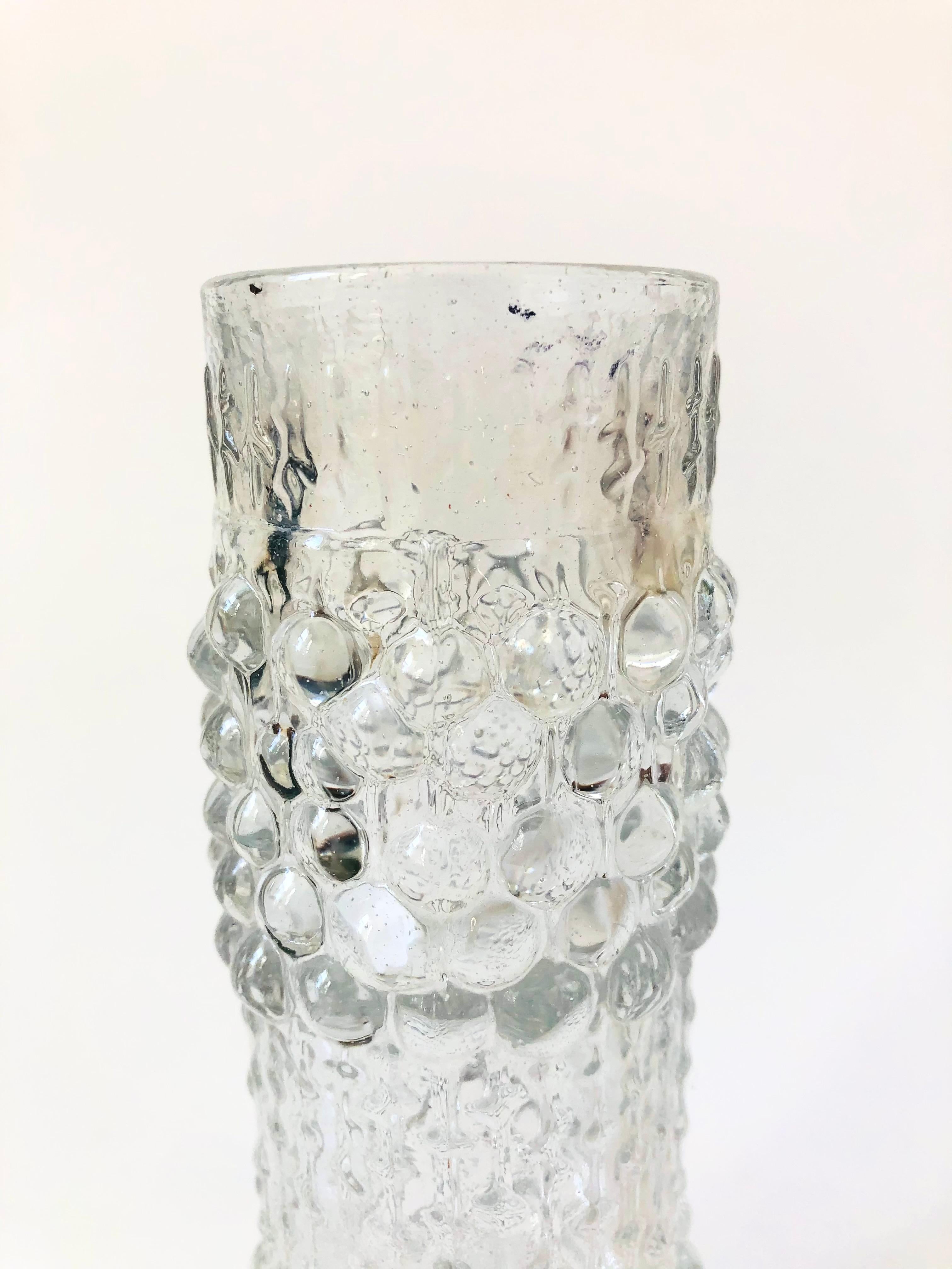 MCM Czech Glass Vase by Frantisek Peceny for Hermanova Hut In Good Condition For Sale In Vallejo, CA