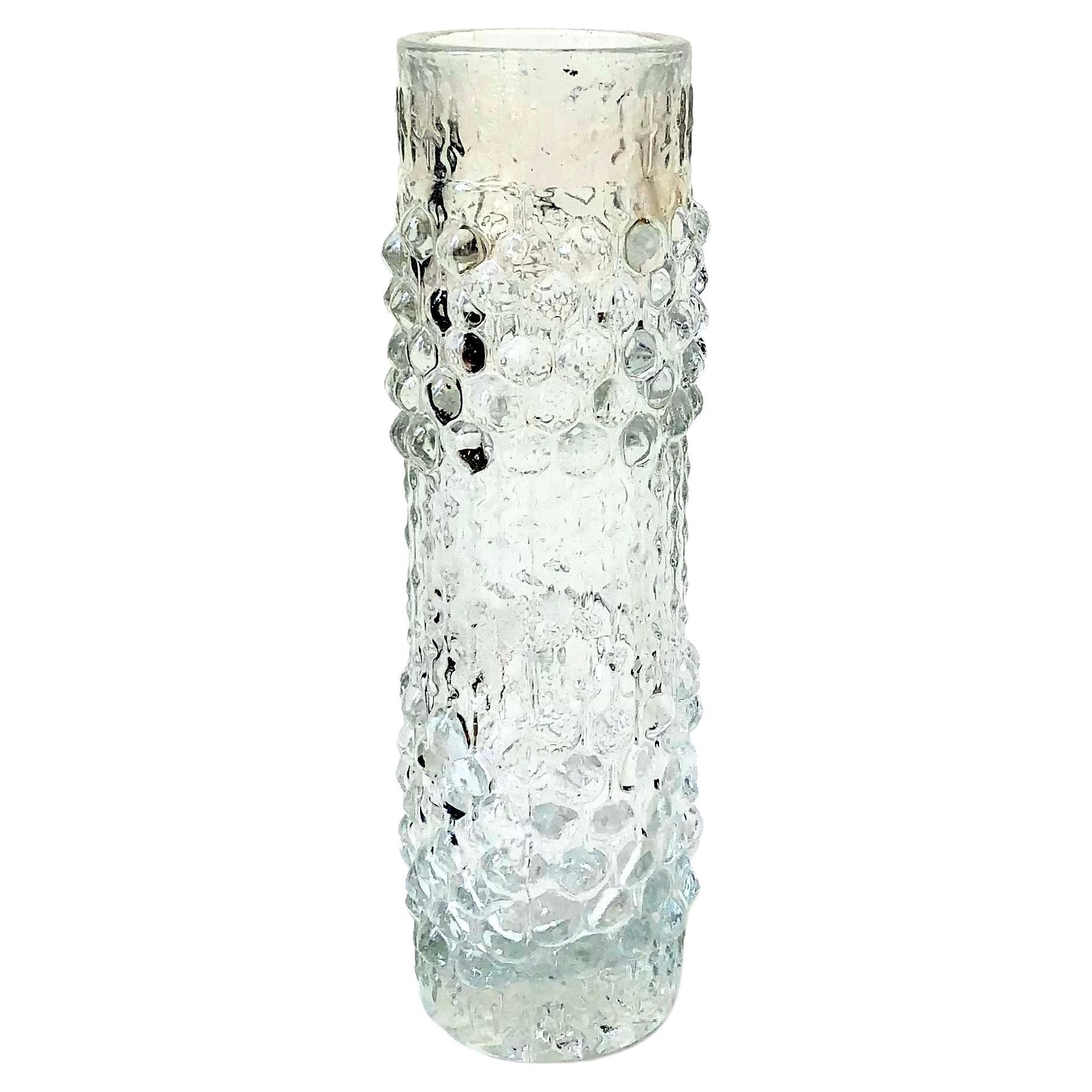 Vase en verre tchèque MCM par Frantisek Peceny pour Hermanova Hut