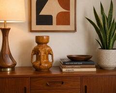 Vaso a forma di elefante in ceramica danese MCM di Karl Hansen, Danimarca, anni '70 CIRCA