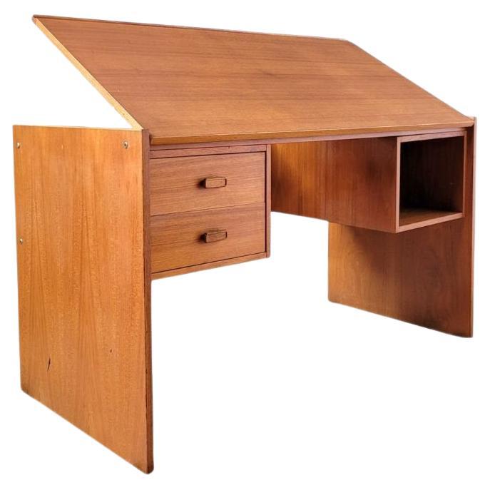 MCM Danish Teak Desk by Nordisk Andels Eksport 1970s