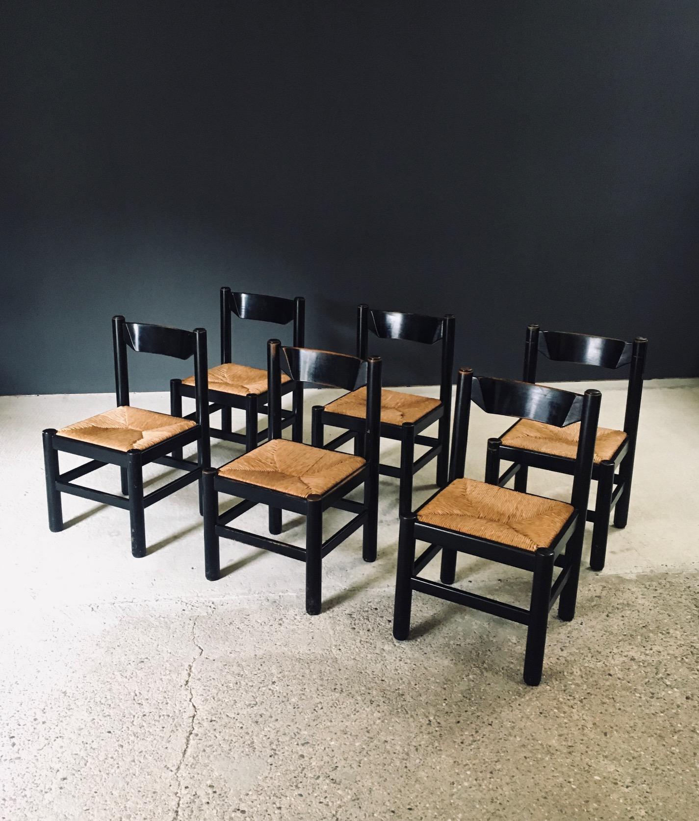 Mid-Century Modern Chaises de salle à manger de style 