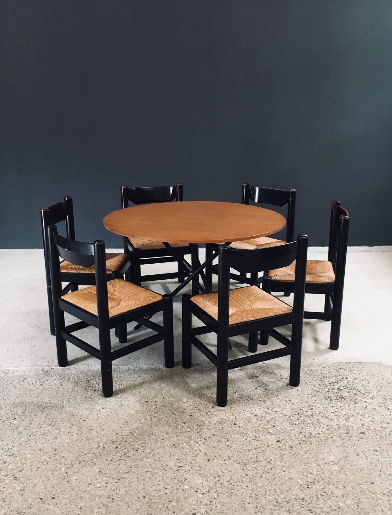 Fin du 20e siècle Chaises de salle à manger de style 