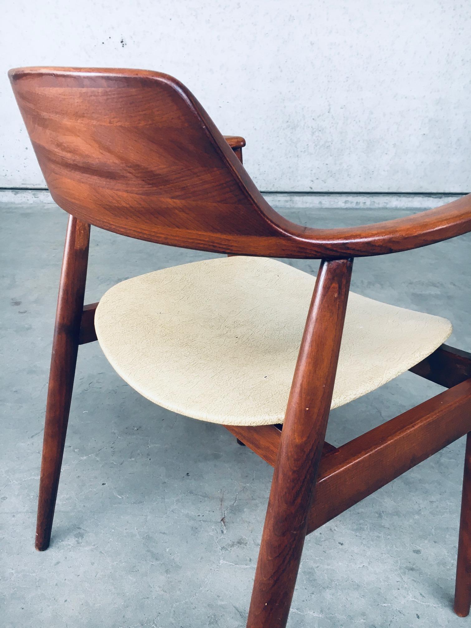 Atelier Design JACAFONDA Fauteuil de bureau des Ateliers Braun Fortuna, Belgique, années 1960 7