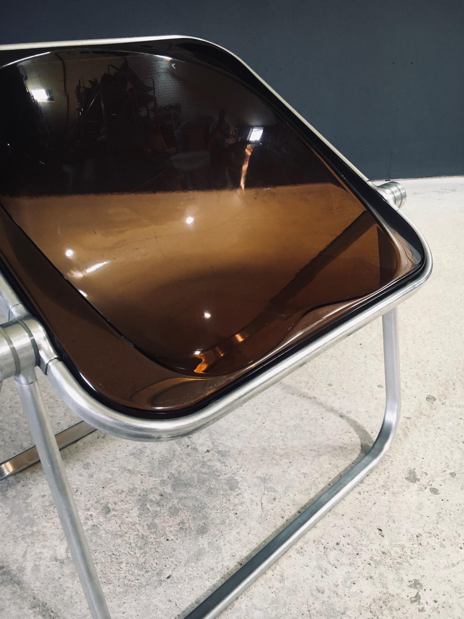 MCM Design PLONA Chair by Giancarlo Piretti for Castelli, Italy 1970's For Sale 8