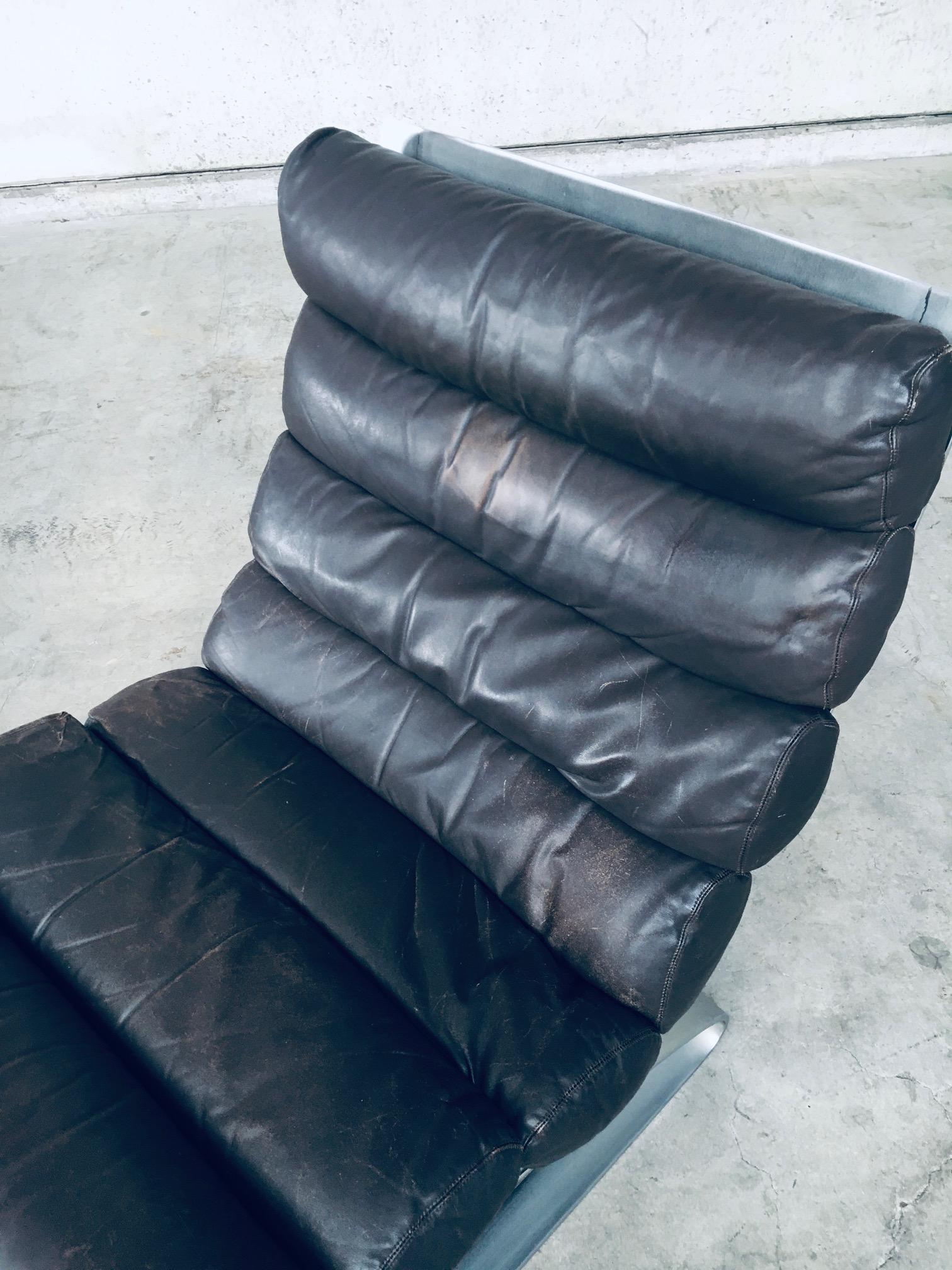 MCM Design SINUS Lounge Chair et Hocker by COR, Allemagne 1973 4