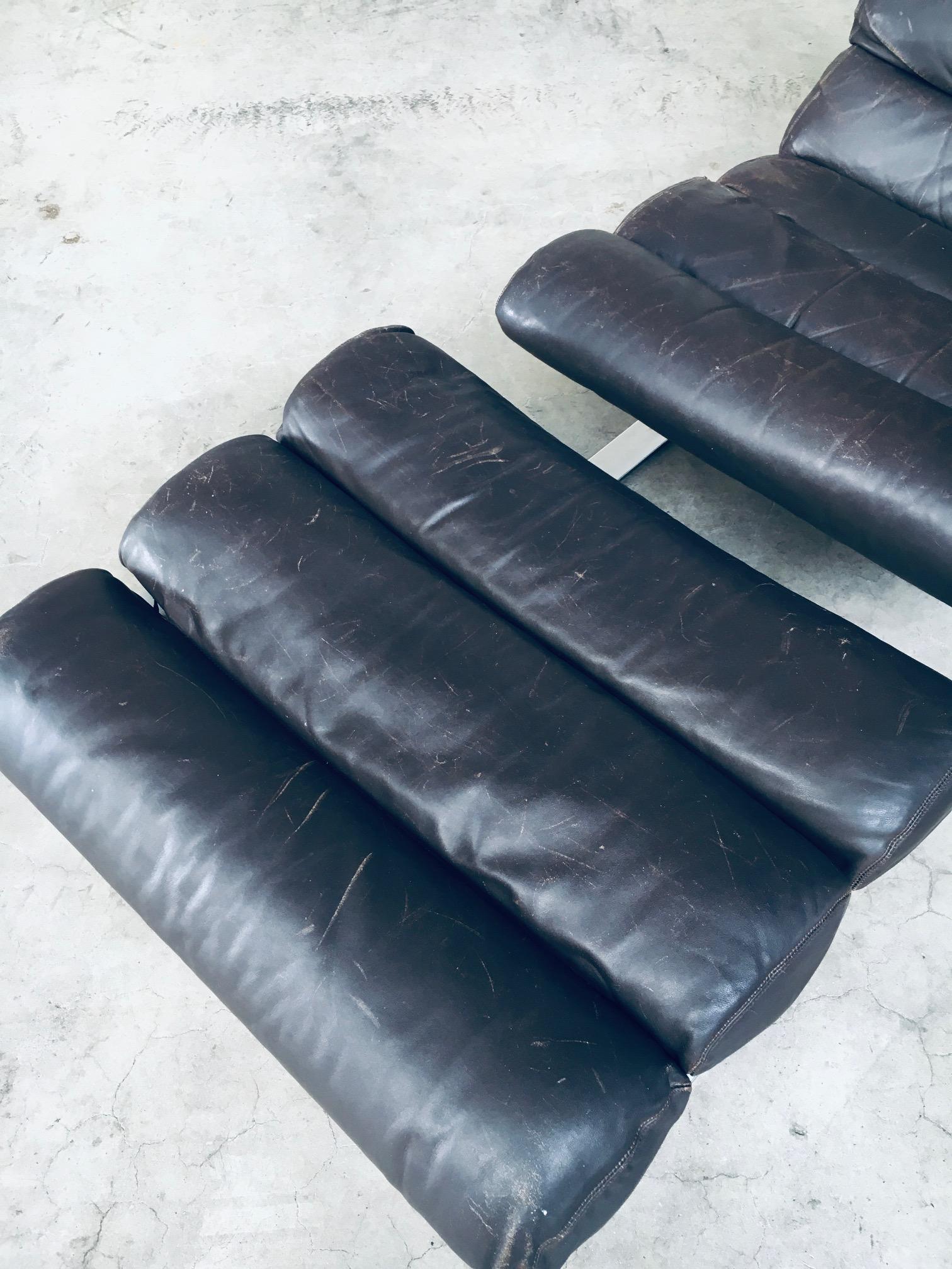 MCM Design SINUS Lounge Chair et Hocker by COR, Allemagne 1973 5